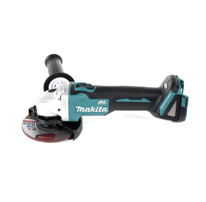 Makita DHP 482 STMX perceuse à percussion sans fil 18 V 62 Nm + scie sauteuse sans fil DJV 180 18 V + meuleuse d'angle sans fil DGA 504 18 V 125 mm sans balais + 2 batteries 5,0 Ah + chargeur + Makbox Maxi