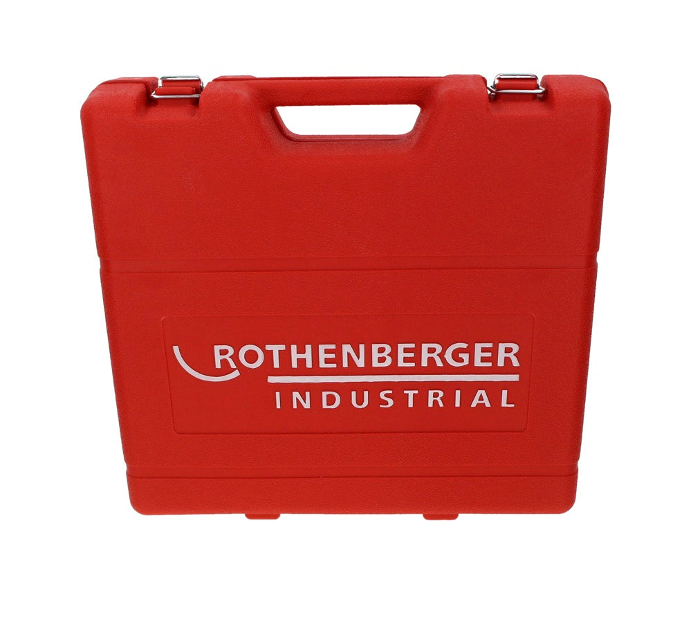 Rothenberger Industrial Sanikit 10 tlg. Werkzeugkoffer Sanitär Set ( 070673E ) + RoPump Power Saugdruck Handpumpe Rohrreiniger + Gummiadapter ( 1500002695 )