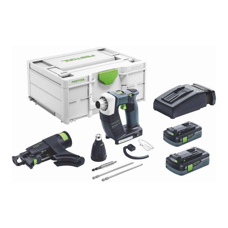 Festool DURADRIVE DWC 18-4500 HPC 4,0 I-Plus Akku Bauschrauber 18 V 14 Nm Brushless ( 576502 ) + 2x Akku 4,0 Ah + Ladegerät + Systainer ( Nachfolger von 574745 ) - Toolbrothers