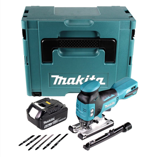 Makita DJV 181 G1J scie sauteuse pendulaire sans balais à batterie 18 V + 1x batterie 6,0 Ah + Makpac - sans chargeur