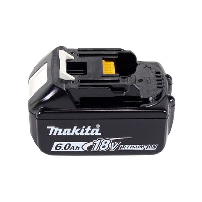 Makita DGA 504 G1J Meuleuse d'angle sur batterie 18 V 125 mm sans balais + 1x batterie 6,0 Ah + Makpac - sans chargeur