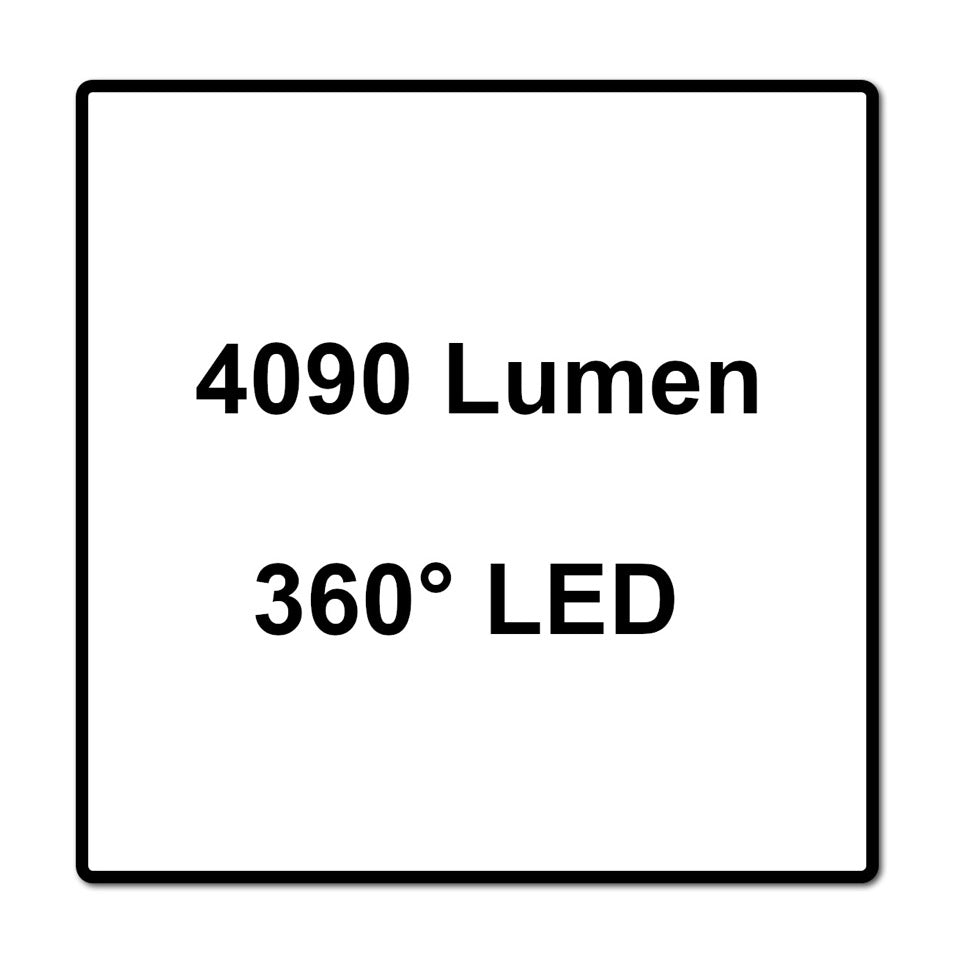 Brennenstuhl professionalLINE Set 2x ORUM Projecteur de travail à LED Projecteur de chantier 360° 4090 lumens (2x 9171400400) 50 watts IP54 BGI 608