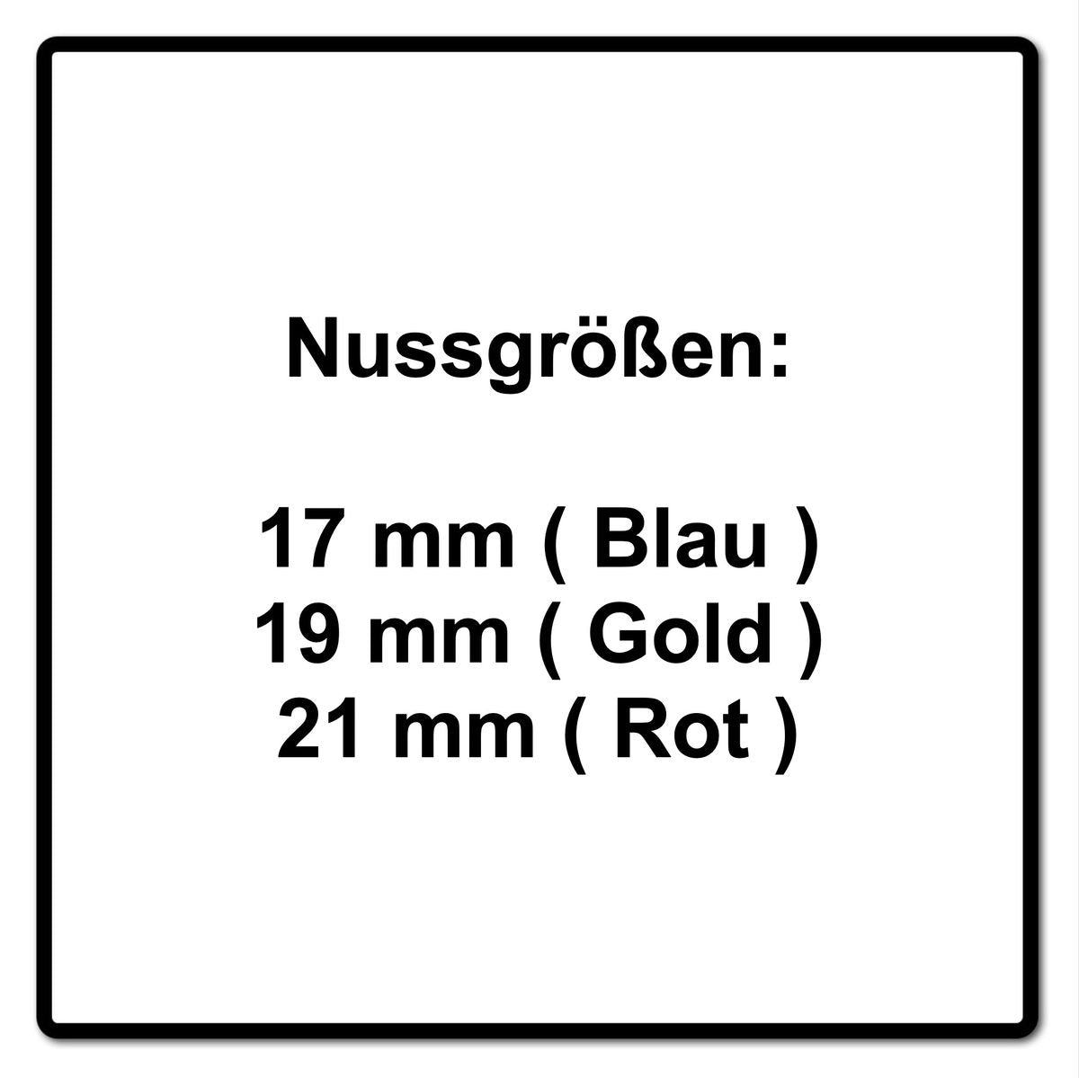 Rodcraft RS413WP Stecknuss Set mit Kratzschutz 3 tlg. 1/2" 17-21 mm ( 8951012362 )