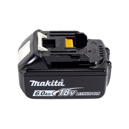 Makita DDF 458 G1J W perceuse-visseuse sans fil 18 V 91 Nm blanc + 1x batterie 6,0 Ah + Makpac - sans chargeur