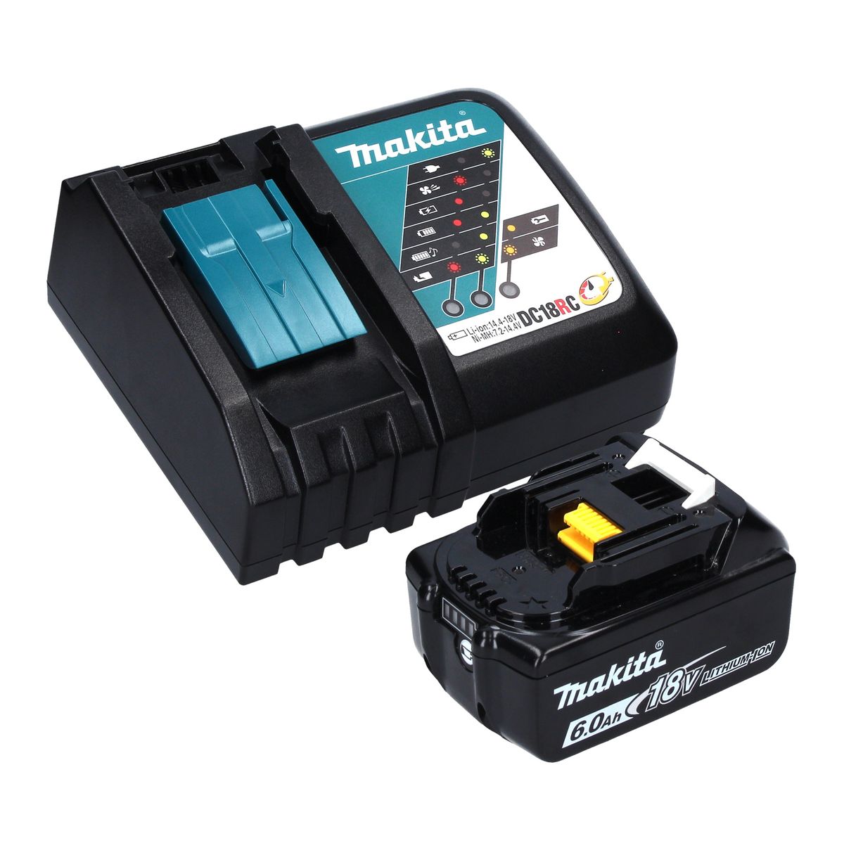 Makita DTW 1002 RG1J clé à chocs sans fil 18 V 1000 Nm 1/2" brushless + 1x batterie 6,0 Ah + chargeur + Makpac