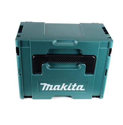 Makita DBN 600 G1J Cloueur à tête d'emballage avec batterie 18 V + 1x batterie 6,0 Ah + Makpac - sans chargeur