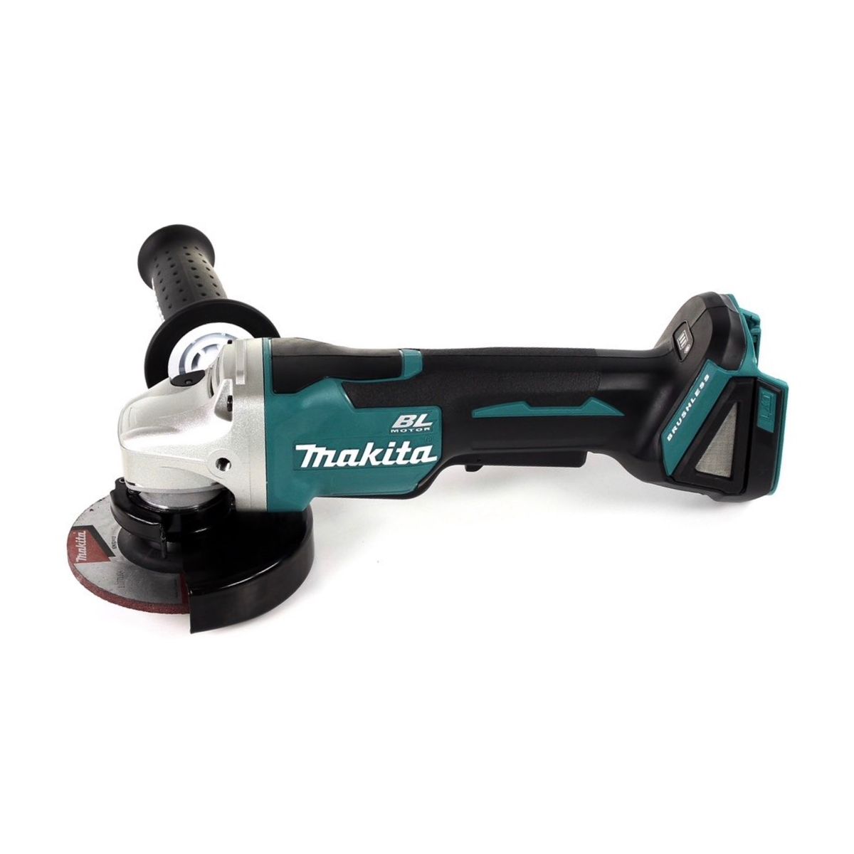 Makita DGA 458 RG1J Meuleuse d'angle sur batterie 18 V 115 mm sans balais + 1x batterie 6,0 Ah + chargeur + Makpac