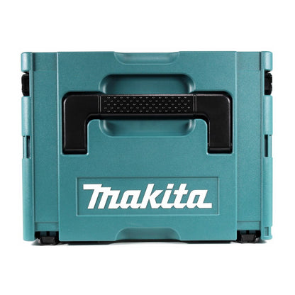 Makita DGA 458 RGJ Meuleuse d'angle sur batterie 18 V 115 mm sans balais + 2x batteries 6,0 Ah + chargeur + Makpac