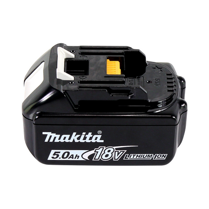 Meuleuse d'angle sur batterie Makita DGA 452 T1J 18 V 115 mm + 1x batterie 5,0 Ah + Makpac - sans chargeur