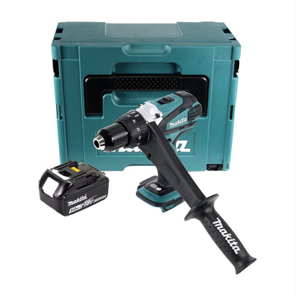 Makita DDF 458 T1J Akku Bohrschrauber 18 V 91 Nm + 1x Akku 5,0 Ah + Makpac - ohne Ladegerät