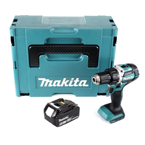 Makita DDF 484 T1J Akku Bohrschrauber 18 V 54 Nm Brushless + 1x Akku 5,0 Ah + Makpac - ohne Ladegerät