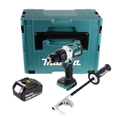 Makita DDF 481 M1J perceuse-visseuse sans fil 18 V 115 Nm sans balais + 1x batterie 4,0 Ah + Makpac - sans chargeur