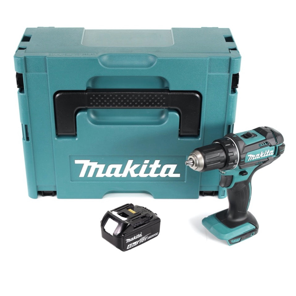 Makita DDF 482 M1J Akku Bohrschrauber 18 V 62 Nm + 1x Akku 4,0 Ah + Makpac - ohne Ladegerät - Toolbrothers