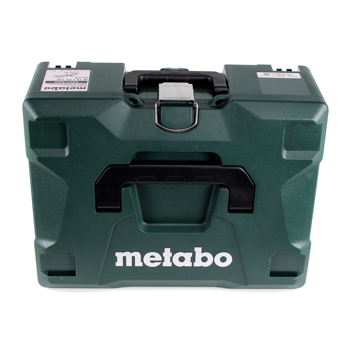 Meuleuse d'angle sur batterie Metabo W 18 LTX 125 Quick 18 V 125 mm + 2x batteries 8,0 Ah + chargeur + MetaLoc