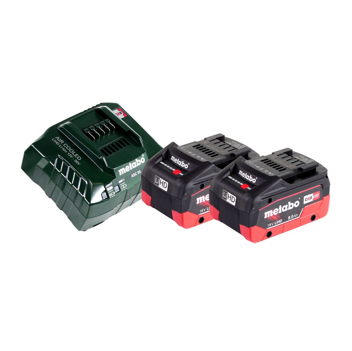 Metabo W 18 LTX 125 Quick Akku Winkelschleifer 18 V 125 mm + 2x Akku 8,0 Ah + Ladegerät + MetaLoc