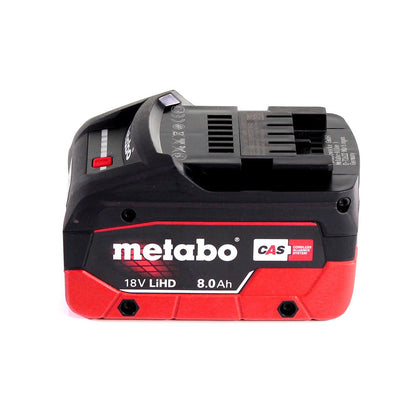 Scie sabre sur batterie Metabo ASE 18 LTX scie alternative 18 V + 1x batterie 8,0 Ah - sans chargeur