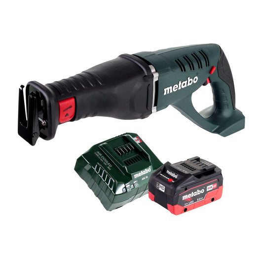 Scie sabre sur batterie Metabo ASE 18 LTX scie alternative 18 V + 1x batterie 8,0 Ah + chargeur