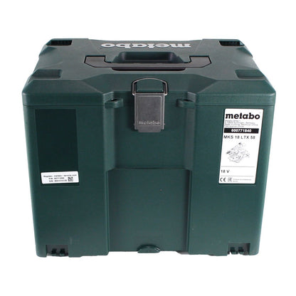 Scie circulaire à métaux sur batterie Metabo MKS 18 LTX 58 18 V 165 mm + 1x batterie 8,0 Ah + MetaLoc - sans chargeur