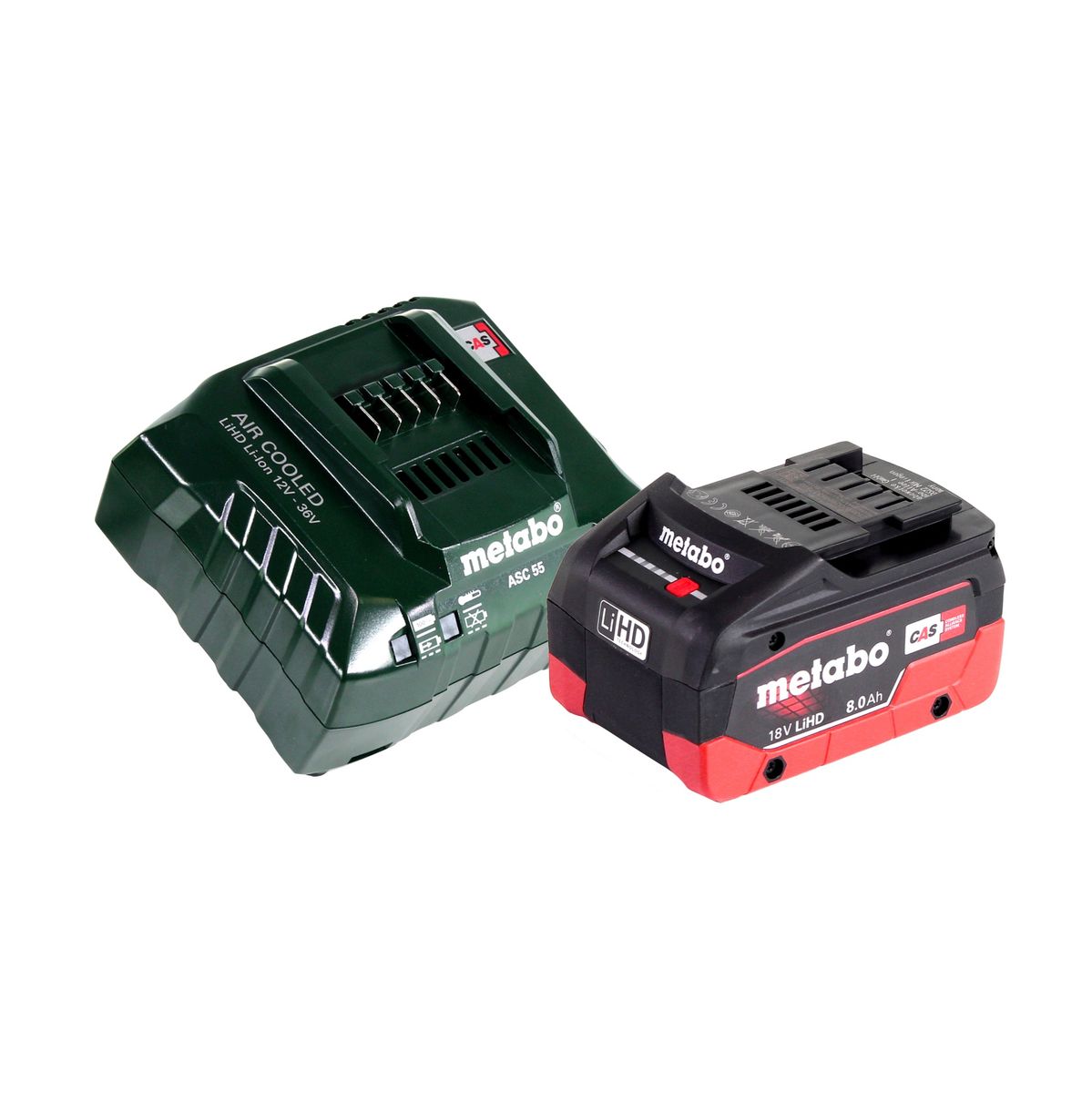 Scie circulaire à métaux sur batterie Metabo MKS 18 LTX 58 18 V 165 mm + 1x batterie 8,0 Ah + chargeur + MetaLoc