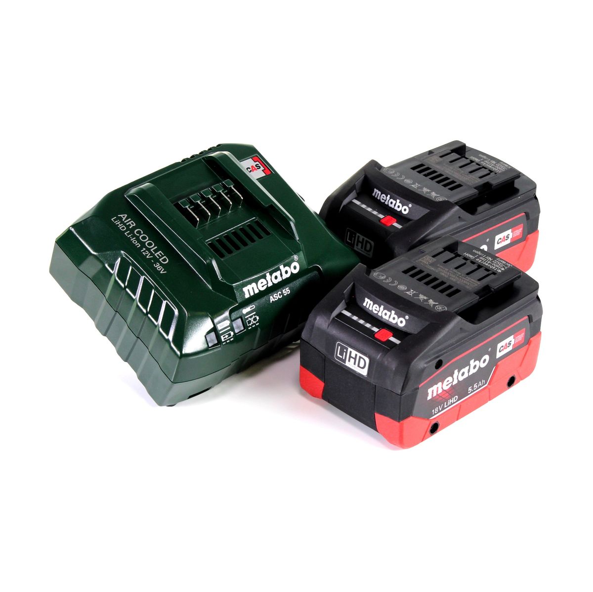 Metabo R 12-18 DAB+ BT Radio de chantier sur batterie 12-18 V DAB+ Bluetooth + 2x batteries 5,5 Ah + chargeur