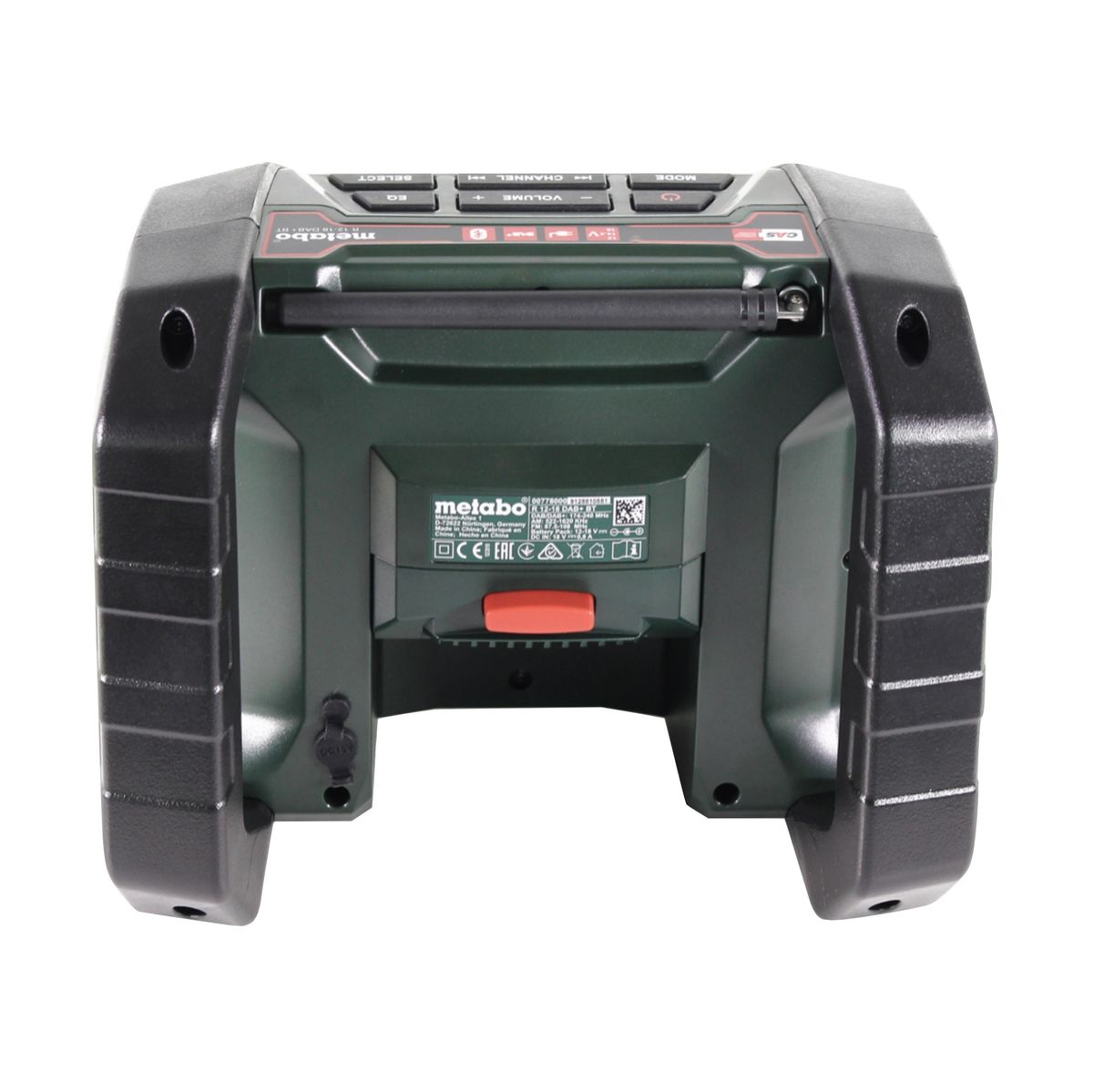 Metabo R 12-18 DAB+ BT Akku Baustellenradio 12-18 V DAB+ Bluetooth + 2x Akku 5,5 Ah + Ladegerät