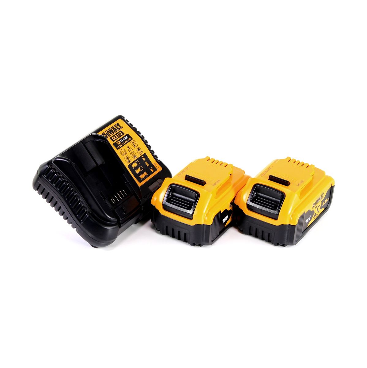 Marteau combiné à batterie DeWalt DCH 254 P2 18 V 2,1 J SDS Plus + 2x batteries 5,0 Ah + chargeur + mandrin interchangeable + mallette