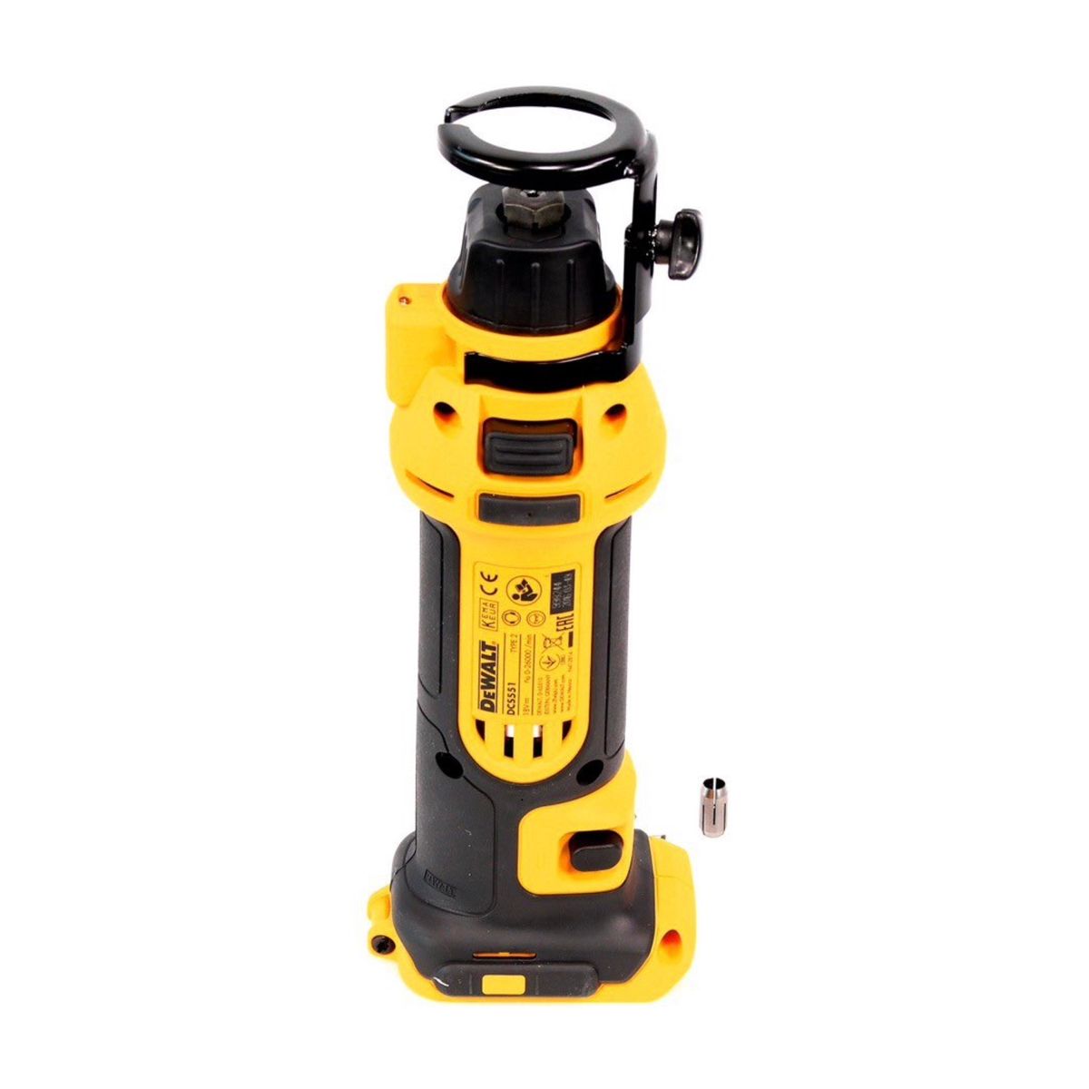 Fraiseuse pour cloisons sèches à batterie DeWalt DCS 551 N 18 V + 1x batterie 5,0 Ah - sans chargeur