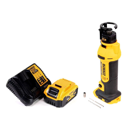 DeWalt DCS 551 P1 Akku Trockenbaufräse 18 V + 1x Akku 5,0 Ah + Ladegerät