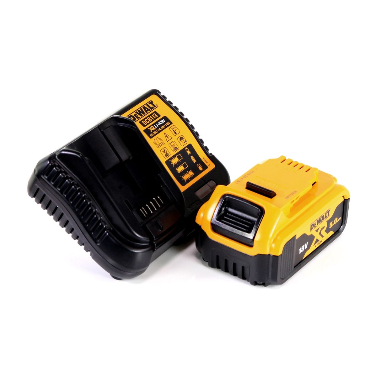 Fraiseuse pour cloisons sèches à batterie DeWalt DCS 551 P1 18 V + 1x batterie 5,0 Ah + chargeur