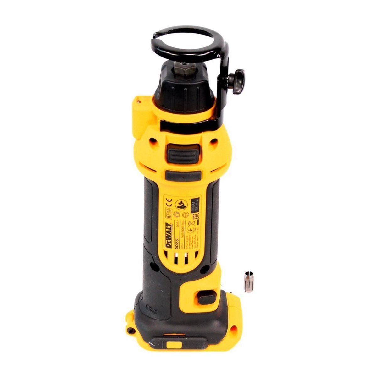 DeWalt DCS 551 P1 Akku Trockenbaufräse 18 V + 1x Akku 5,0 Ah + Ladegerät