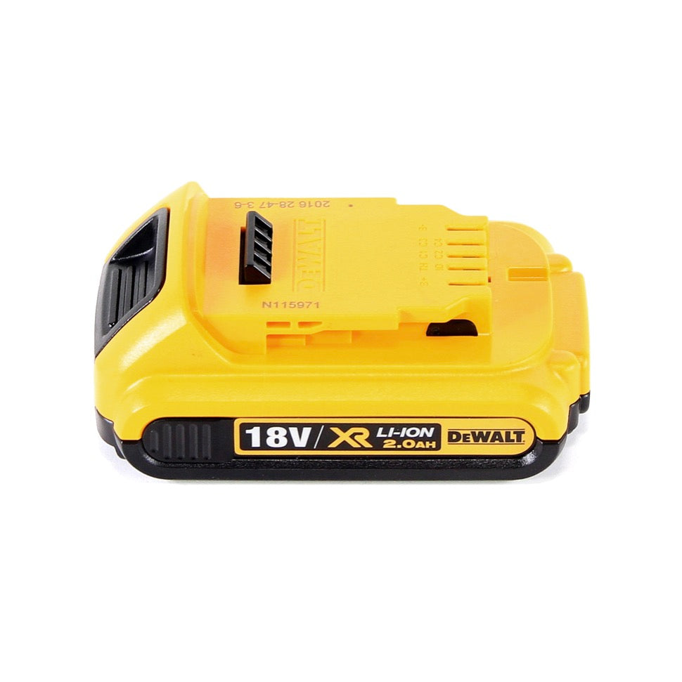 Scie à tronçonner et à onglets sur batterie DeWalt DCS 365 N 18 V 184 mm + 1x batterie 2,0 Ah - sans chargeur