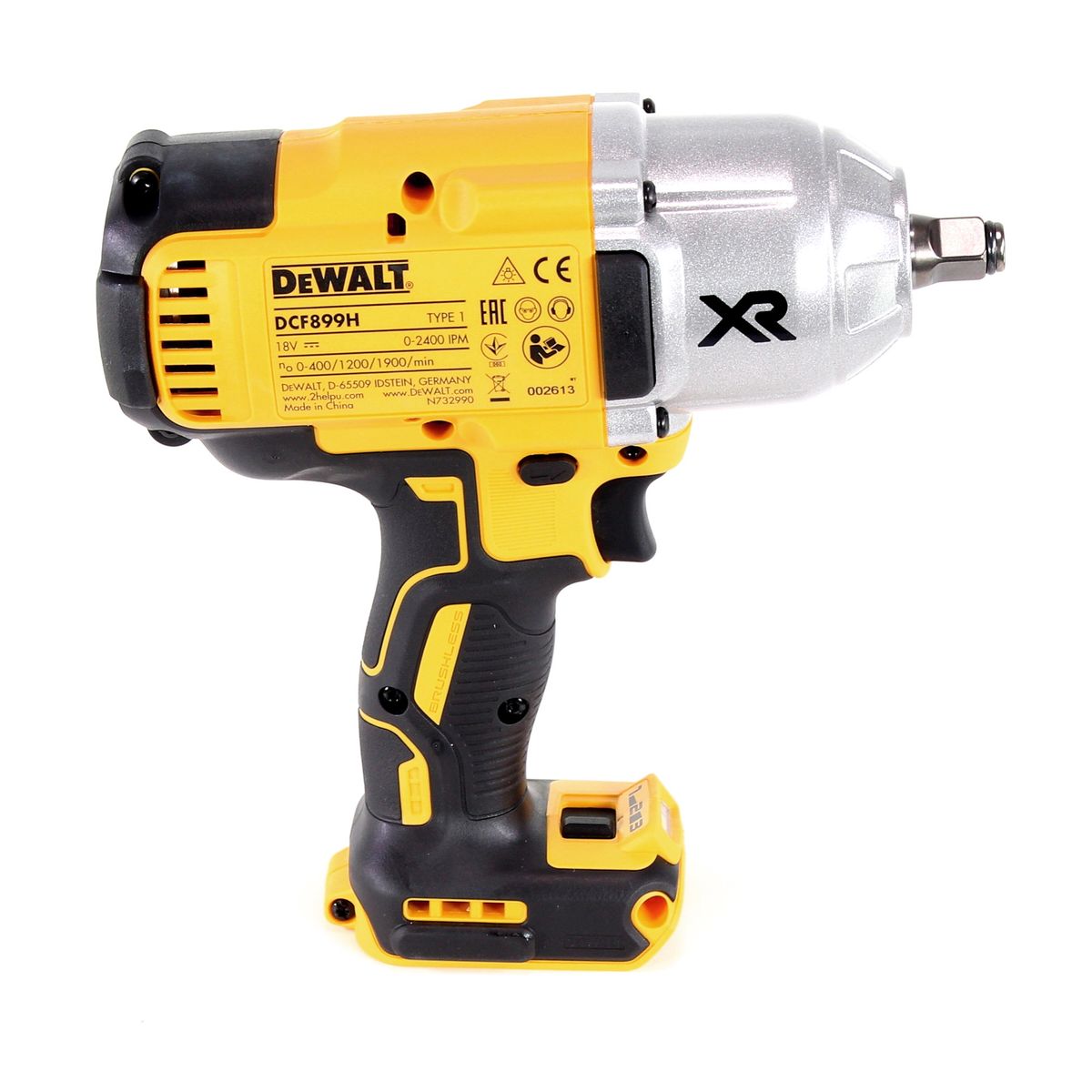 Clé à chocs sans fil Dewalt DCF 899 HN 18 V 950 Nm 1/2" anneau HOG sans balais + 1x batterie 2,0 Ah - sans chargeur