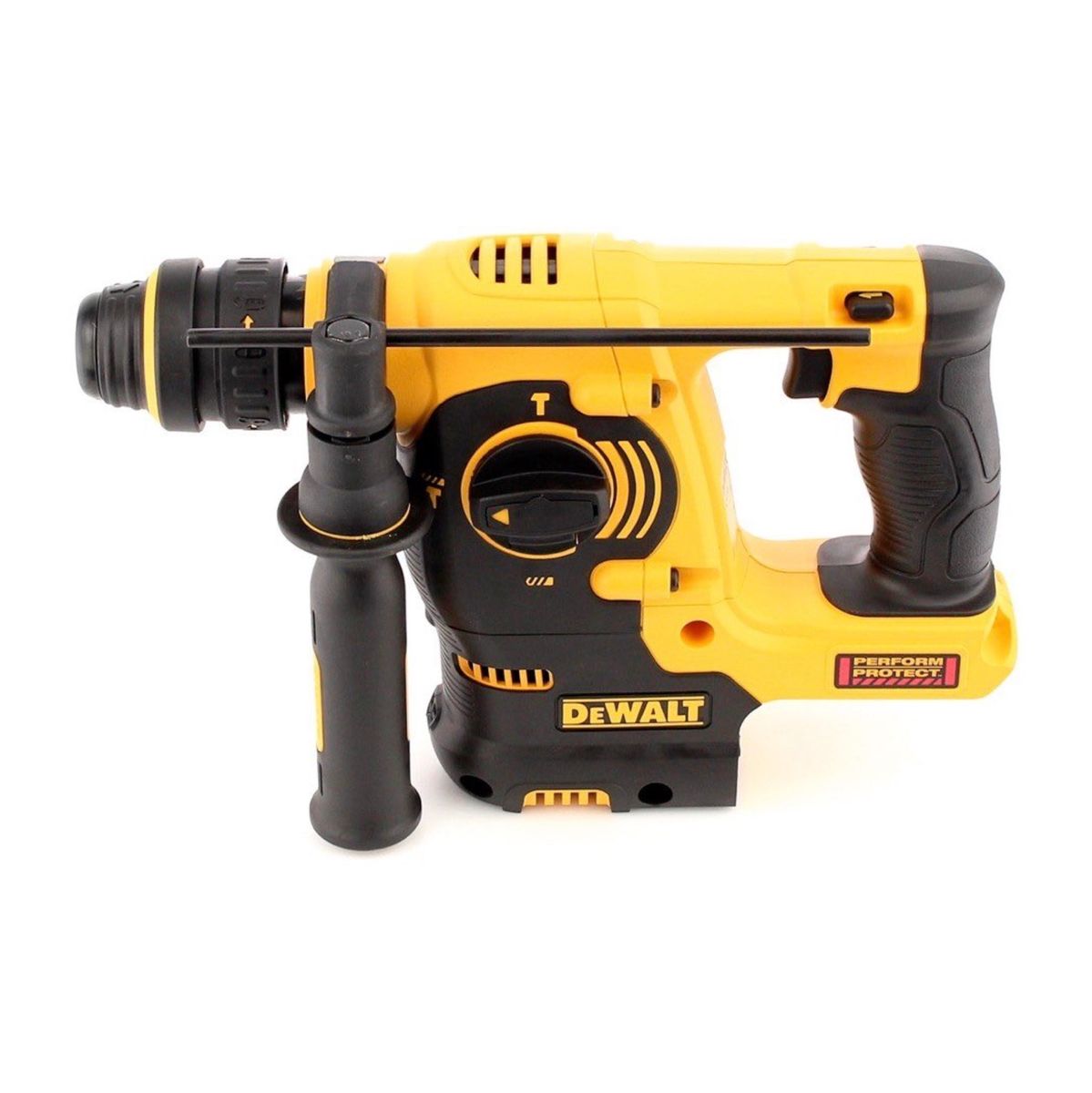 DeWalt DCH 254 NT Akku Kombihammer 18 V 2.1 J SDS Plus + 1x Akku 2,0 Ah + Wechselbohrfutter + Koffer - ohne Ladegerät