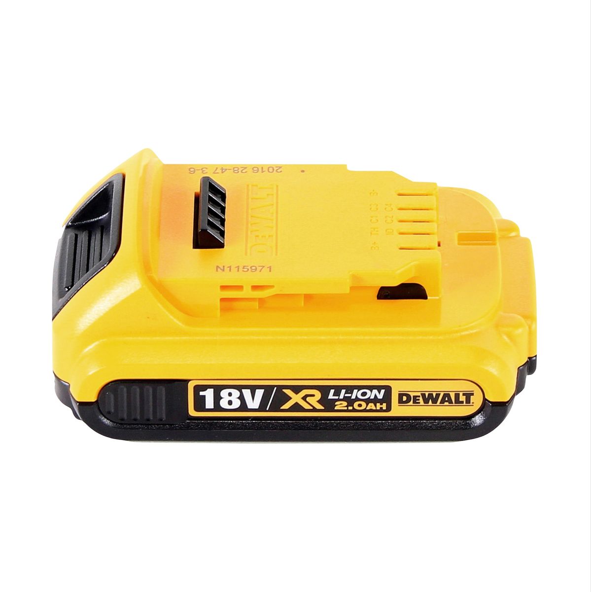 Marteau combiné à batterie DeWalt DCH 254 NT 18 V 2,1 J SDS Plus + 1x batterie 2,0 Ah + mandrin interchangeable + étui - sans chargeur