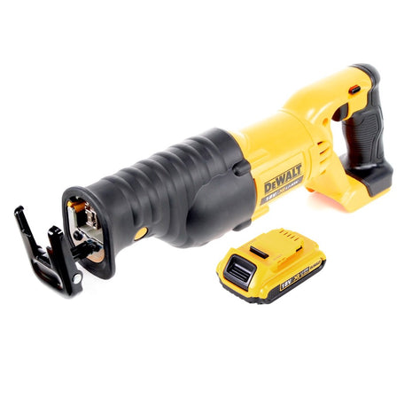 Dewalt DCS 380 N Akku Säbelsäge Reciprosäge 18 V + 1x Akku 2,0 Ah - ohne Ladegerät