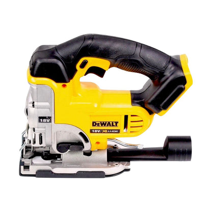 Dewalt DCD 996 P2MD Akku Schlagbohrschrauber 18 V 95 Nm Brushless + DCS 331 Akku Stichsäge 18 V + DCL 050 Akku Lampe 18 V + 2x Akku 5,0 Ah + Ladegerät + Maxi D-Box