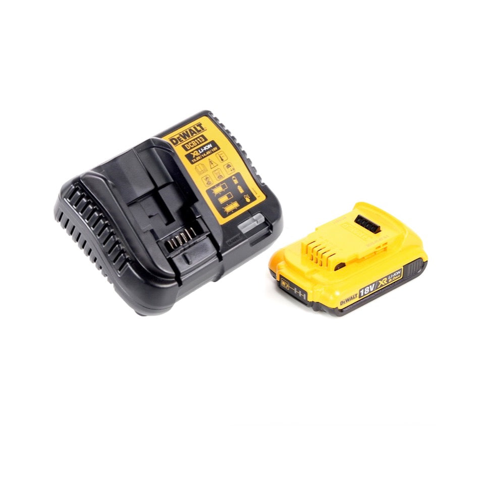 Fraiseuse pour cloisons sèches à batterie DeWalt DCS 551 D1 18 V + 1x batterie 2,0 Ah + chargeur