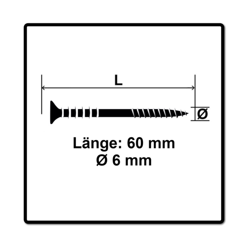 SPAX Justierschraube 6,0 x 60 mm 200 Stück ( 2x 161010600603 ) Justiergewinde mit Halterillen Flachkopf T-STAR Plus 4Cut WIROX