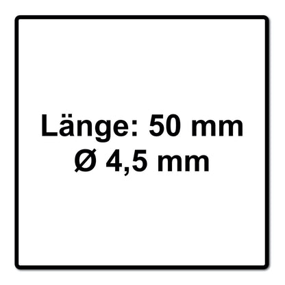 SPAX Universalschraube 4,5 x 50 mm 1000 Stk ( 5x 0191010450503 ) Teilgewinde Senkkopf T-STAR plus 4Cut WIROX