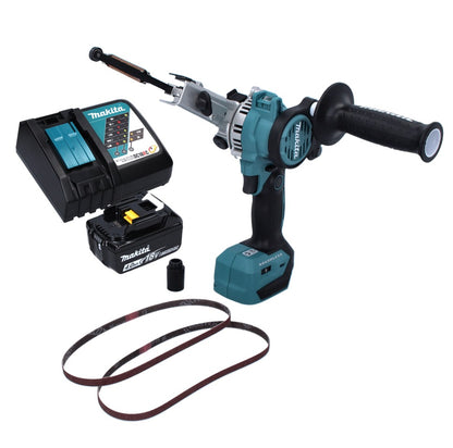 Makita DBS 180 RM1 Akku Bandfeile 18 V 9 x 533 mm Brushless + 1x Akku 4,0 Ah + Ladegerät - Toolbrothers