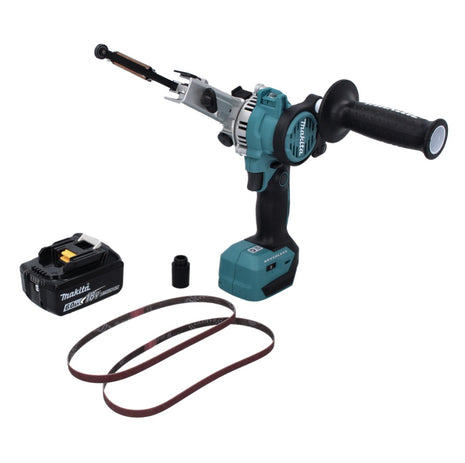 Makita DBS 180 G1 Akku Bandfeile 18 V 9 x 533 mm Brushless + 1x Akku 6,0 Ah - ohne Ladegerät - Toolbrothers