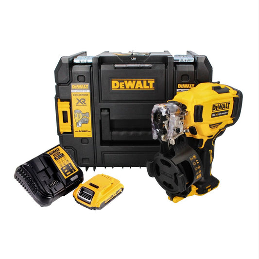 Cloueur à bobine DeWalt DCN 45 RND1 18 V 19 - 44 mm sans balais + 1x batterie 2,0 Ah + chargeur + TSTAK