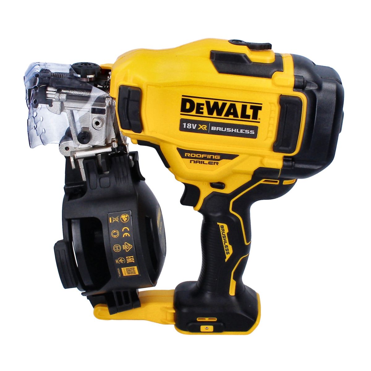 DeWalt DCN 45 RND1 Akku Nagler Coil Nailer 18 V 19 - 44 mm Brushless + 1x Akku 2,0 Ah + Ladegerät + TSTAK