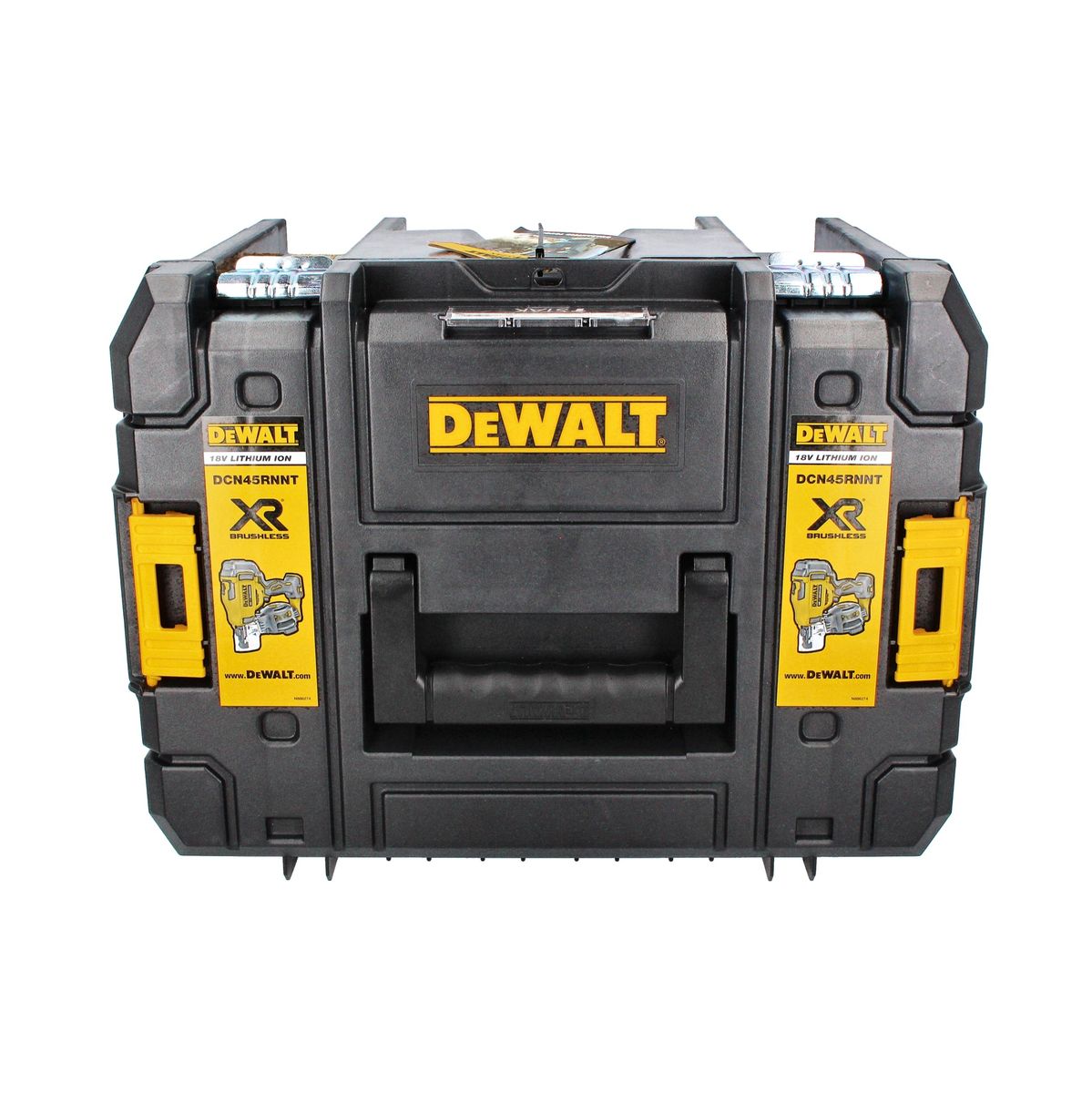 Cloueur à bobine DeWalt DCN 45 RND1 18 V 19 - 44 mm sans balais + 1x batterie 2,0 Ah + chargeur + TSTAK