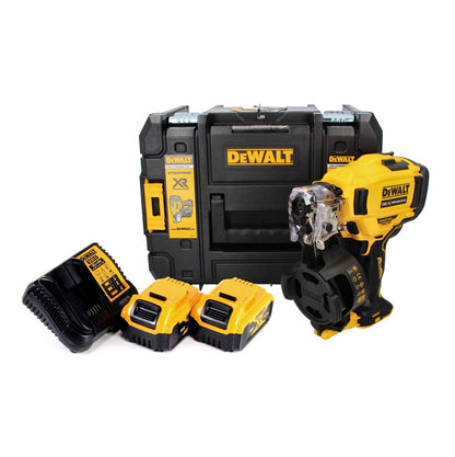 DeWalt DCN 45 RNP2 Akku Nagler Coil Nailer 18 V 19 - 44 mm Brushless + 2x Akku 5,0 Ah + Ladegerät + TSTAK