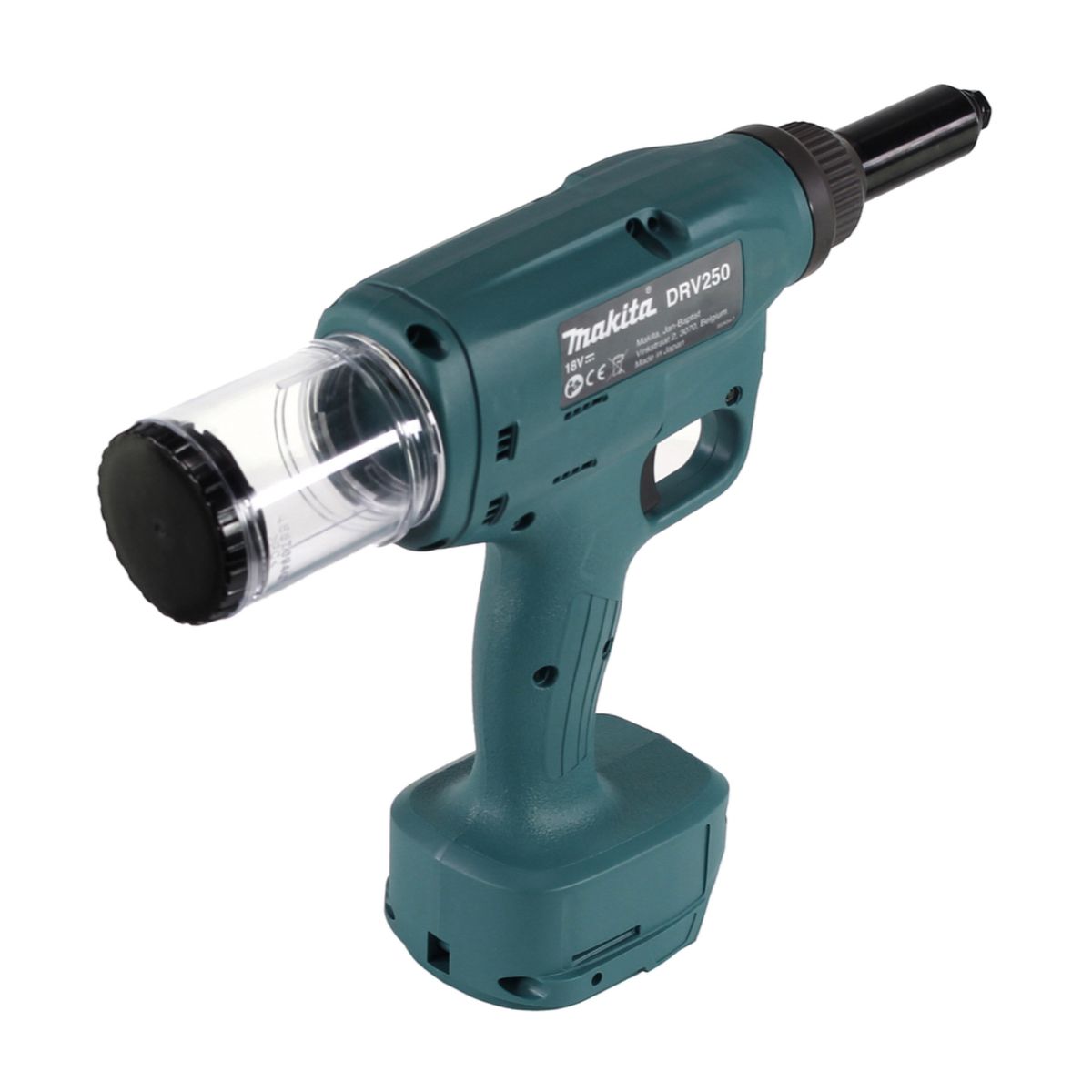 Makita DRV 250 ZJ outil de pose de rivets aveugles sur batterie 18 V 20 kN sans balais + Makpac - sans batterie, sans chargeur