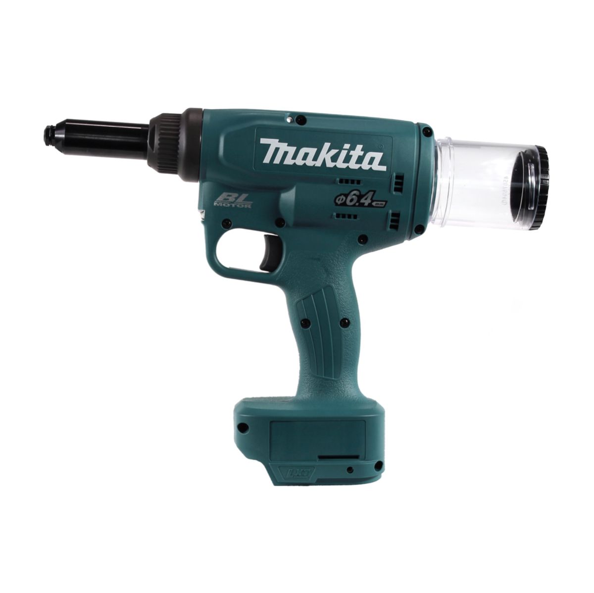 Makita DRV 250 RF1J outil de pose de rivets aveugles sur batterie 18 V 20 kN sans balais + 1x batterie 3,0 Ah + chargeur + Makpac