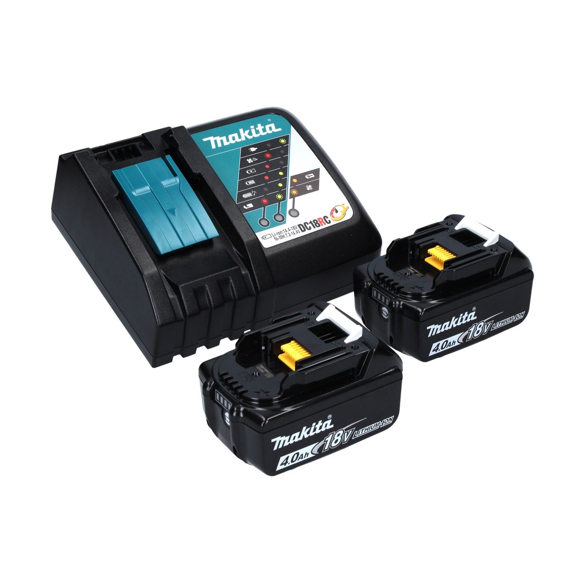 Makita DRV 250 RMJ outil de pose de rivets aveugles sur batterie 18 V 20 kN sans balais + 2x batterie 4,0 Ah + chargeur + Makpac