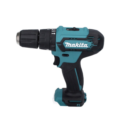 Makita HP 333 DWAE Akku Schlagbohrschrauber 12 V 30 Nm + 2x Akku 2,0 Ah + Ladegerät + 1x FFP2 Maske + Koffer - Toolbrothers