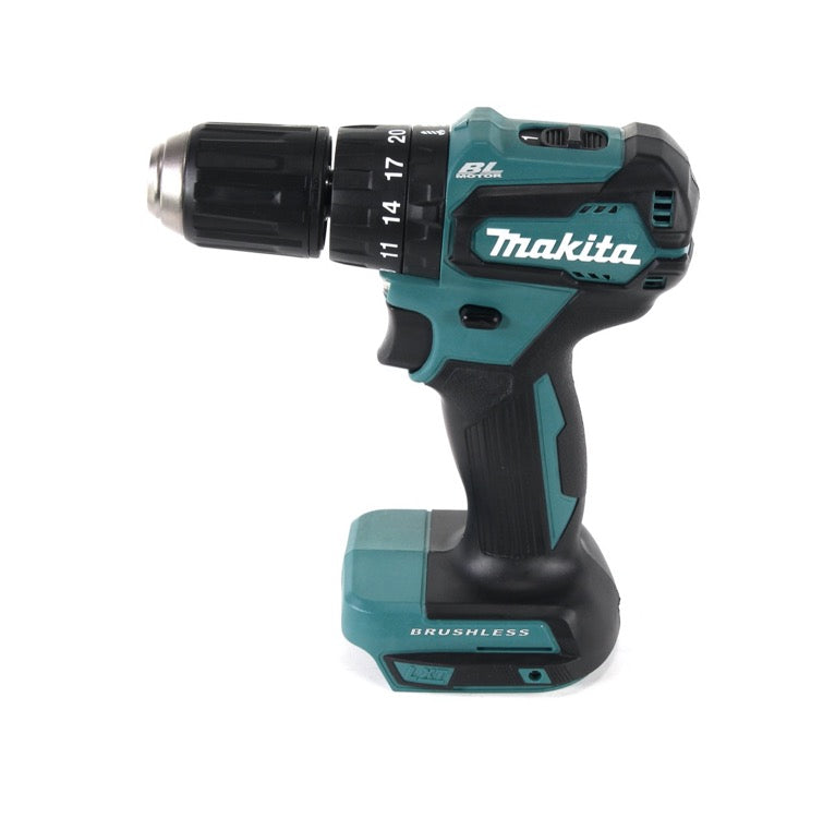 Makita DLX 2221 JX2 Akku Kombo Kit 18 V mit DHP 483 40 Nm + DTD 155 140 Nm Brushless + 2x Akku 3,0 Ah + Ladegerät + Makpac